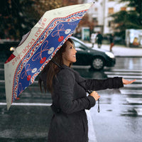 Personalized Moldova Christmas Umbrella Martisor Moldova Traditional - Wonder Print Shop