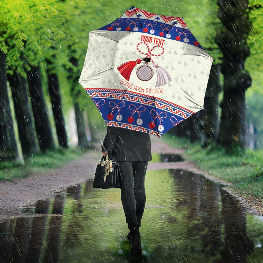 Personalized Moldova Christmas Umbrella Martisor Moldova Traditional - Wonder Print Shop