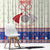 Personalized Moldova Christmas Window Curtain Martisor Moldova Traditional - Wonder Print Shop