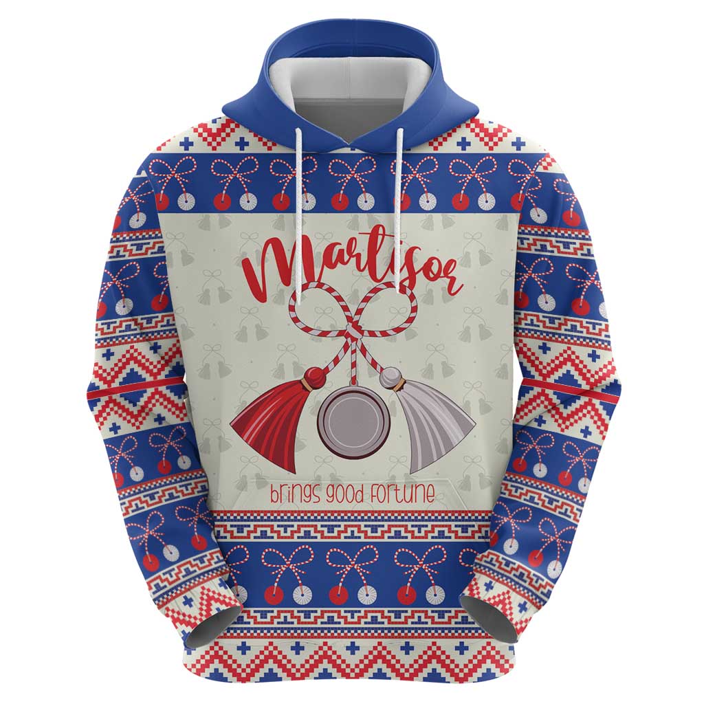 Personalized Moldova Christmas Zip Hoodie Martisor Moldova Traditional - Wonder Print Shop