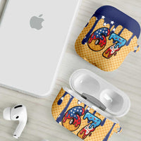 American Flag Ice Cream Drip AirPods Case 67 Meme Gen Alpha Slang Tee - Wonder Print Shop