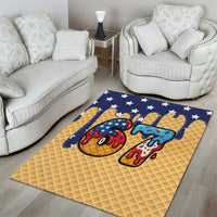 American Flag Ice Cream Drip Area Rug 67 Meme Gen Alpha Slang Tee - Wonder Print Shop