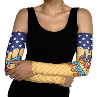 American Flag Ice Cream Drip Arm Sleeves 67 Meme Gen Alpha Slang Tee - Wonder Print Shop
