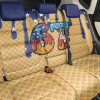 American Flag Ice Cream Drip Back Car Seat Cover 67 Meme Gen Alpha Slang Tee - Wonder Print Shop