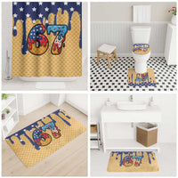 American Flag Ice Cream Drip Bathroom Set 67 Meme Gen Alpha Slang Tee - Wonder Print Shop