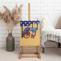 American Flag Ice Cream Drip Canvas Wall Art 67 Meme Gen Alpha Slang Tee - Wonder Print Shop
