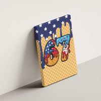 American Flag Ice Cream Drip Canvas Wall Art 67 Meme Gen Alpha Slang Tee - Wonder Print Shop