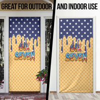 American Flag Ice Cream Drip Door Cover 67 Meme Gen Alpha Slang Tee - Wonder Print Shop