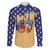 American Flag Ice Cream Drip Family Matching Off The Shoulder Long Sleeve Dress and Hawaiian Shirt 67 Meme Gen Alpha Slang Tee - Wonder Print Shop