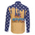 American Flag Ice Cream Drip Family Matching Off The Shoulder Long Sleeve Dress and Hawaiian Shirt 67 Meme Gen Alpha Slang Tee - Wonder Print Shop
