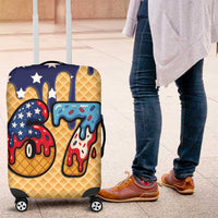 American Flag Ice Cream Drip Luggage Cover 67 Meme Gen Alpha Slang Tee - Wonder Print Shop