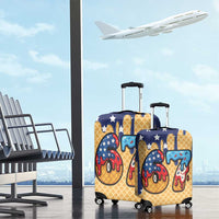 American Flag Ice Cream Drip Luggage Cover 67 Meme Gen Alpha Slang Tee - Wonder Print Shop