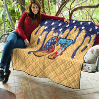 American Flag Ice Cream Drip Quilt 67 Meme Gen Alpha Slang Tee - Wonder Print Shop