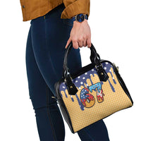 American Flag Ice Cream Drip Shoulder Handbag 67 Meme Gen Alpha Slang Tee - Wonder Print Shop