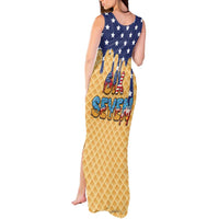 American Flag Ice Cream Drip Tank Maxi Dress 67 Meme Gen Alpha Slang Tee - Wonder Print Shop