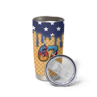 American Flag Ice Cream Drip Tumbler Cup 67 Meme Gen Alpha Slang Tee - Wonder Print Shop