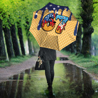 American Flag Ice Cream Drip Umbrella 67 Meme Gen Alpha Slang Tee - Wonder Print Shop