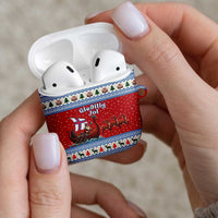 Faroe Islands Viking Santa Christmas AirPods Case Funny Reindeer Norse Xmas - Wonder Print Shop