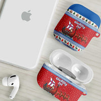 Faroe Islands Viking Santa Christmas AirPods Case Funny Reindeer Norse Xmas - Wonder Print Shop