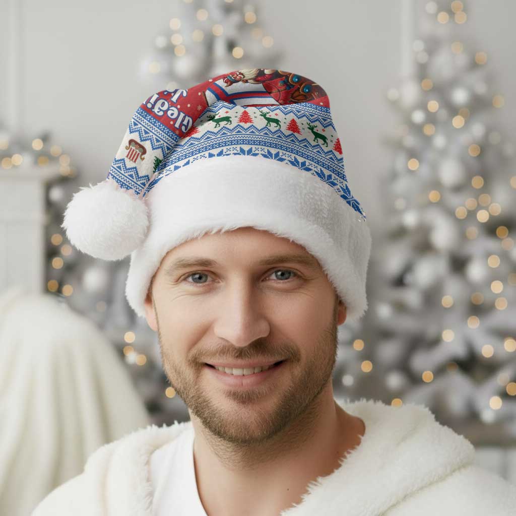 Faroe Islands Viking Santa Christmas Santa Hat Funny Reindeer Norse Xmas - Wonder Print Shop