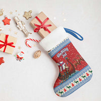 Faroe Islands Viking Santa Christmas Stocking Funny Reindeer Norse Xmas - Wonder Print Shop