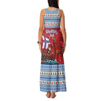 Faroe Islands Viking Santa Christmas Family Matching Tank Maxi Dress and Hawaiian Shirt Funny Reindeer Norse Xmas - Wonder Print Shop