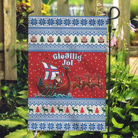 Faroe Islands Viking Santa Christmas Garden Flag Funny Reindeer Norse Xmas - Wonder Print Shop