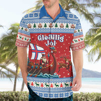 Faroe Islands Viking Santa Christmas Hawaiian Shirt Funny Reindeer Norse Xmas - Wonder Print Shop