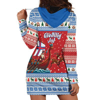 Faroe Islands Viking Santa Christmas Hoodie Dress Funny Reindeer Norse Xmas - Wonder Print Shop