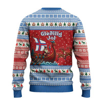 Faroe Islands Viking Santa Christmas Ugly Christmas Sweater Funny Reindeer Norse Xmas - Wonder Print Shop