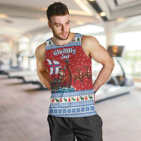 Faroe Islands Viking Santa Christmas Men Tank Top Funny Reindeer Norse Xmas - Wonder Print Shop