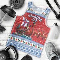 Faroe Islands Viking Santa Christmas Men Tank Top Funny Reindeer Norse Xmas - Wonder Print Shop