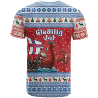 Faroe Islands Viking Santa Christmas T Shirt Funny Reindeer Norse Xmas - Wonder Print Shop