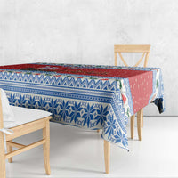 Faroe Islands Viking Santa Christmas Tablecloth Funny Reindeer Norse Xmas - Wonder Print Shop