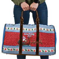Faroe Islands Viking Santa Christmas Travel Bag Funny Reindeer Norse Xmas - Wonder Print Shop