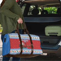 Faroe Islands Viking Santa Christmas Travel Bag Funny Reindeer Norse Xmas - Wonder Print Shop