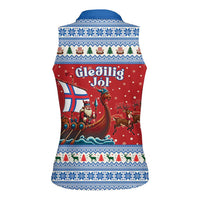 Faroe Islands Viking Santa Christmas Women Sleeveless Polo Shirt Funny Reindeer Norse Xmas - Wonder Print Shop