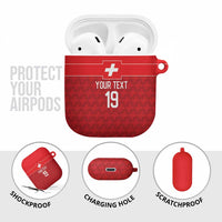 Custom World Football 2026 Switzerland AirPods Case Schweiz Hopp Schwiiz - Wonder Print Shop