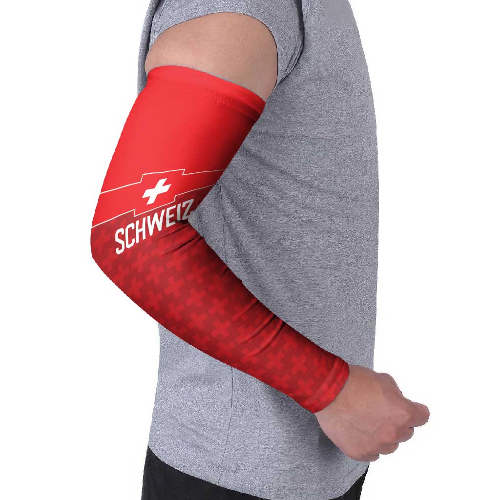 Custom World Football 2026 Switzerland Arm Sleeves Schweiz Hopp Schwiiz - Wonder Print Shop
