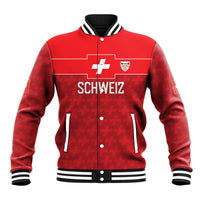 Custom World Football 2026 Switzerland Baseball Jacket Schweiz Hopp Schwiiz - Wonder Print Shop