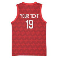 Custom World Football 2026 Switzerland Basketball Jersey Schweiz Hopp Schwiiz - Wonder Print Shop
