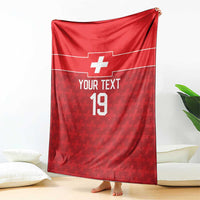 Custom World Football 2026 Switzerland Blanket Schweiz Hopp Schwiiz - Wonder Print Shop