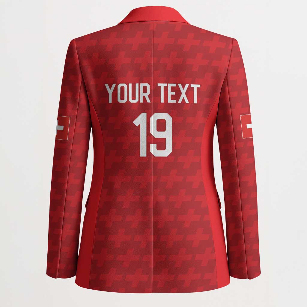 Custom World Football 2026 Switzerland Blazer Schweiz Hopp Schwiiz - Wonder Print Shop
