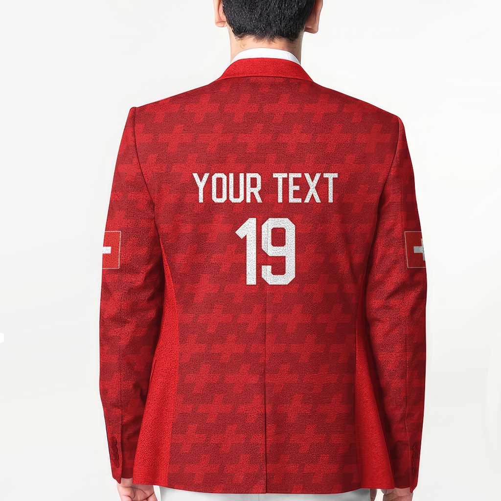 Custom World Football 2026 Switzerland Blazer Schweiz Hopp Schwiiz - Wonder Print Shop