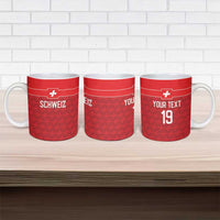 Custom World Football 2026 Switzerland Ceramic Mug Schweiz Hopp Schwiiz - Wonder Print Shop