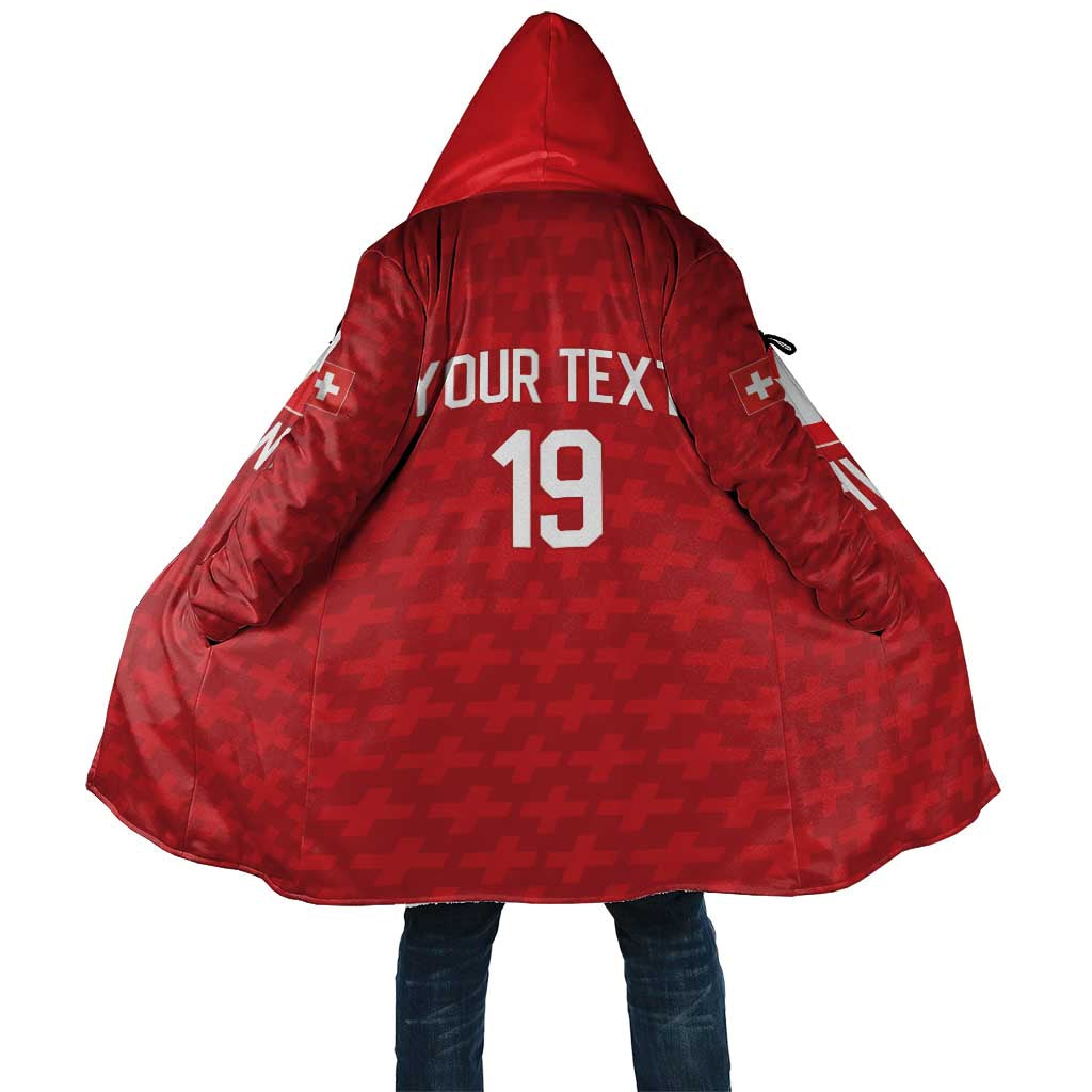 Custom World Football 2026 Switzerland Cloak Schweiz Hopp Schwiiz - Wonder Print Shop