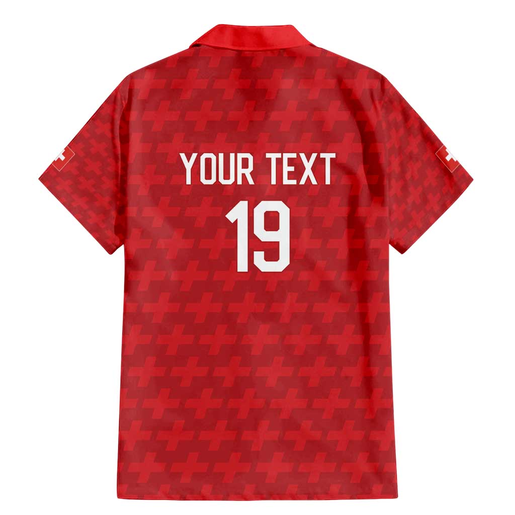 Custom World Football 2026 Switzerland Family Matching Mermaid Dress and Hawaiian Shirt Schweiz Hopp Schwiiz - Wonder Print Shop