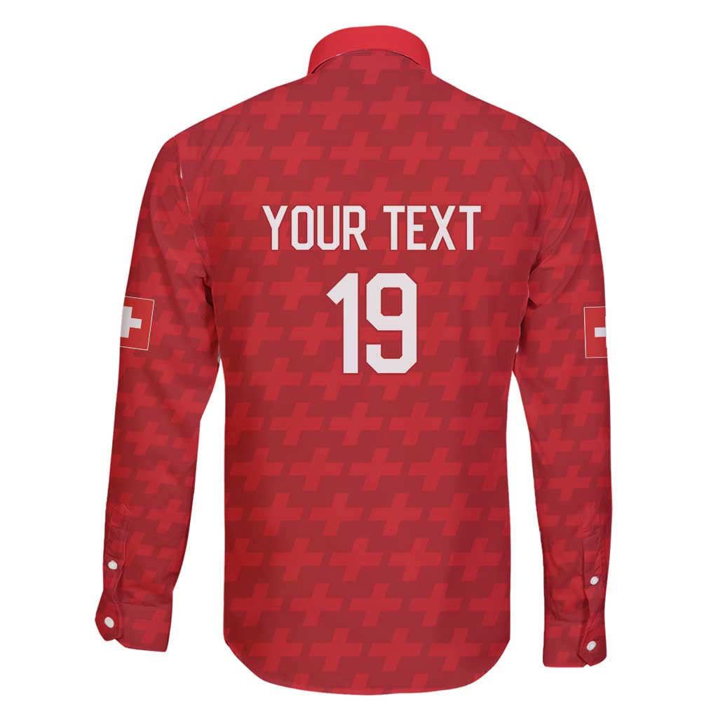 Custom World Football 2026 Switzerland Family Matching Mermaid Dress and Hawaiian Shirt Schweiz Hopp Schwiiz - Wonder Print Shop