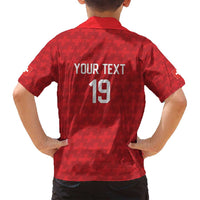 Custom World Football 2026 Switzerland Family Matching Puletasi and Hawaiian Shirt Schweiz Hopp Schwiiz - Wonder Print Shop