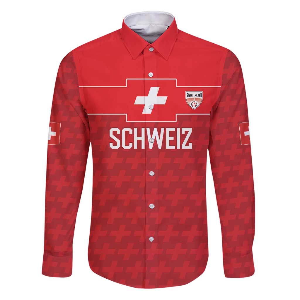 Custom World Football 2026 Switzerland Family Matching Puletasi and Hawaiian Shirt Schweiz Hopp Schwiiz - Wonder Print Shop